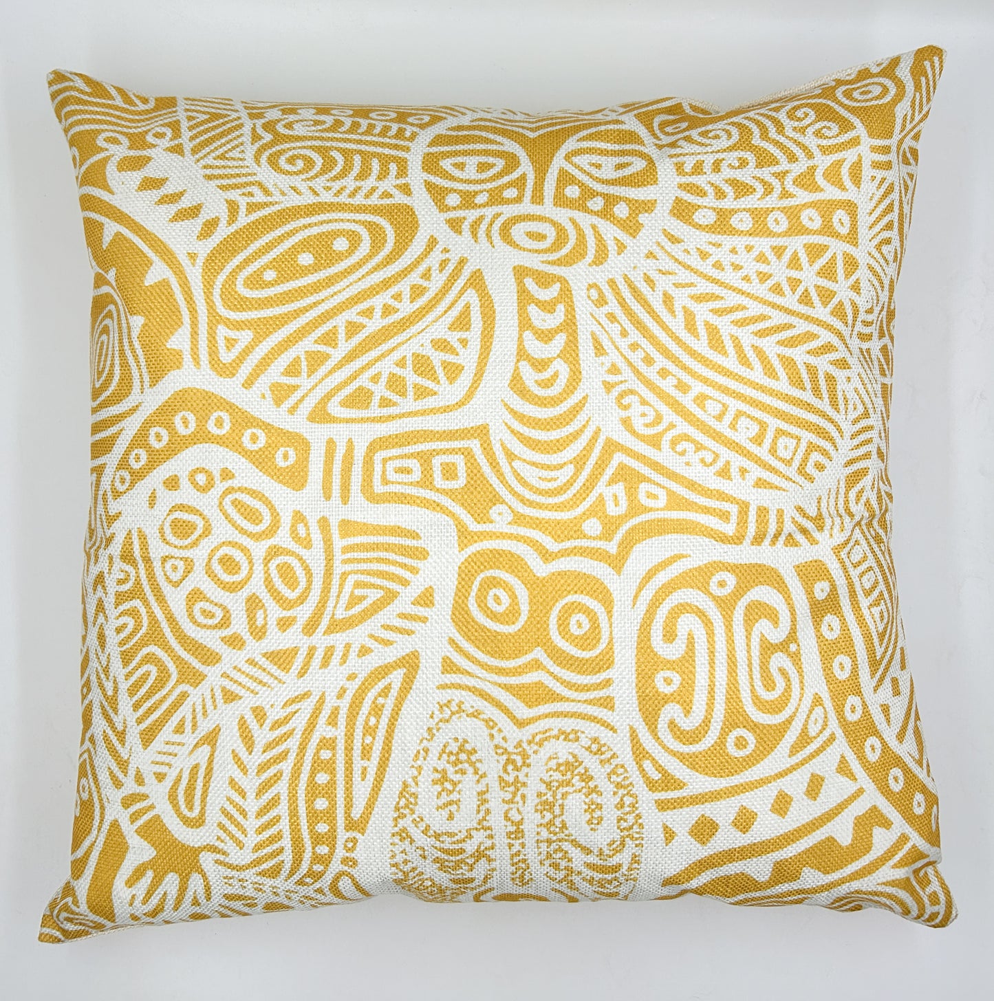 PNG Print Yellow Cushion Cover