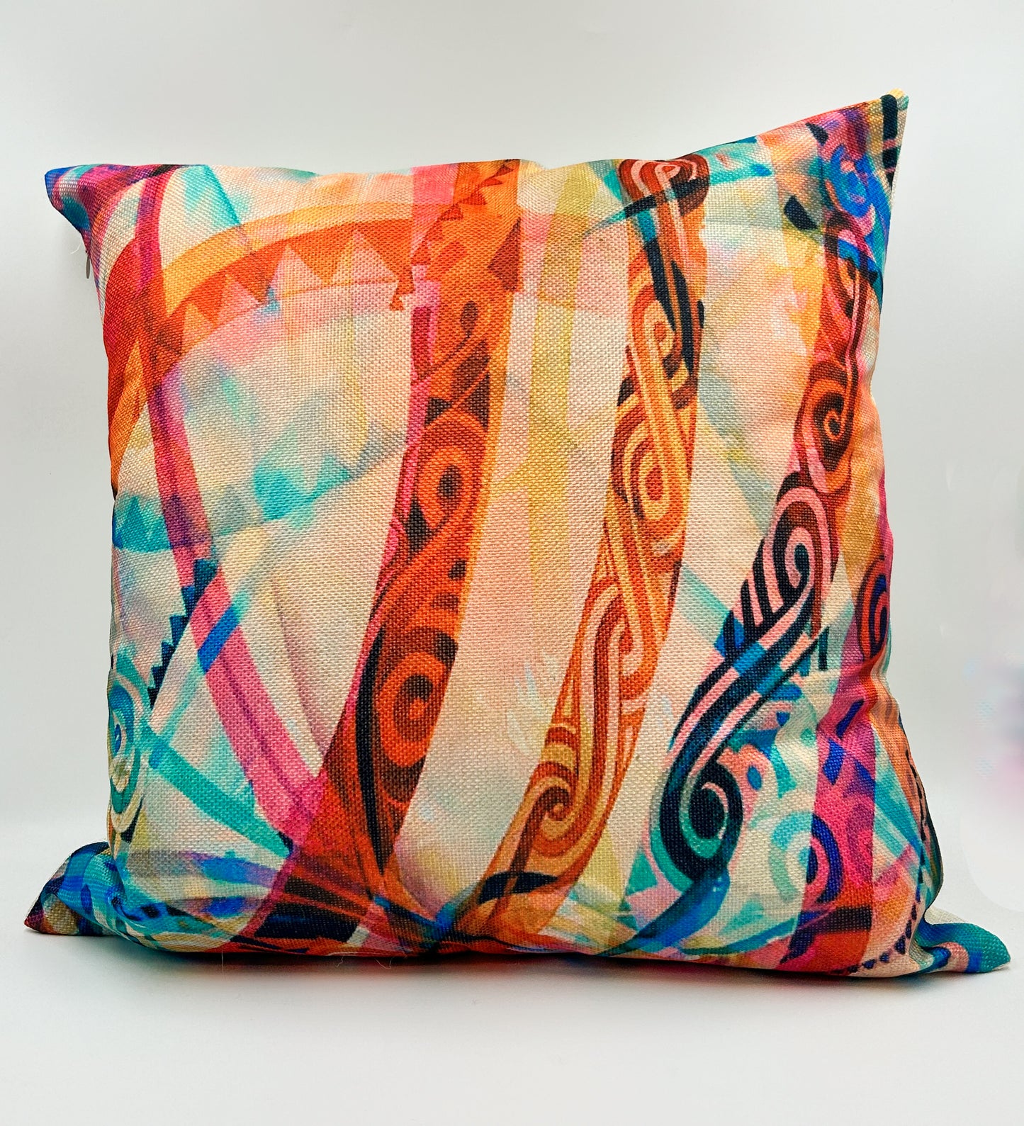 PNG Print Milticolour Cushion Cover