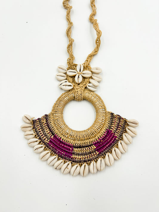 Claire Woven Shell Necklace