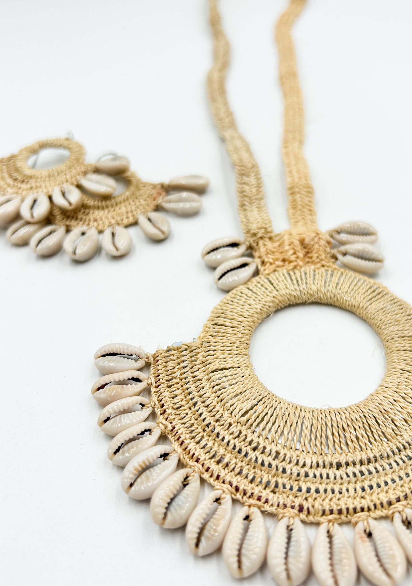 Eiliana Woven Shell Necklace