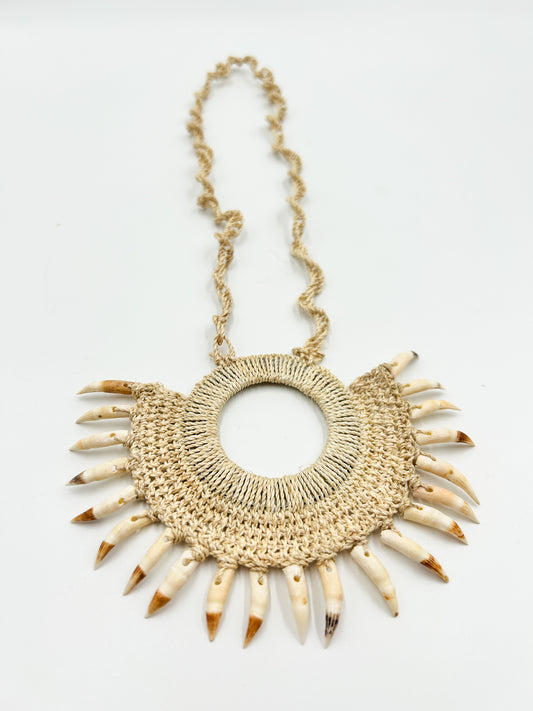 Freya Crocodile Tooth Necklace