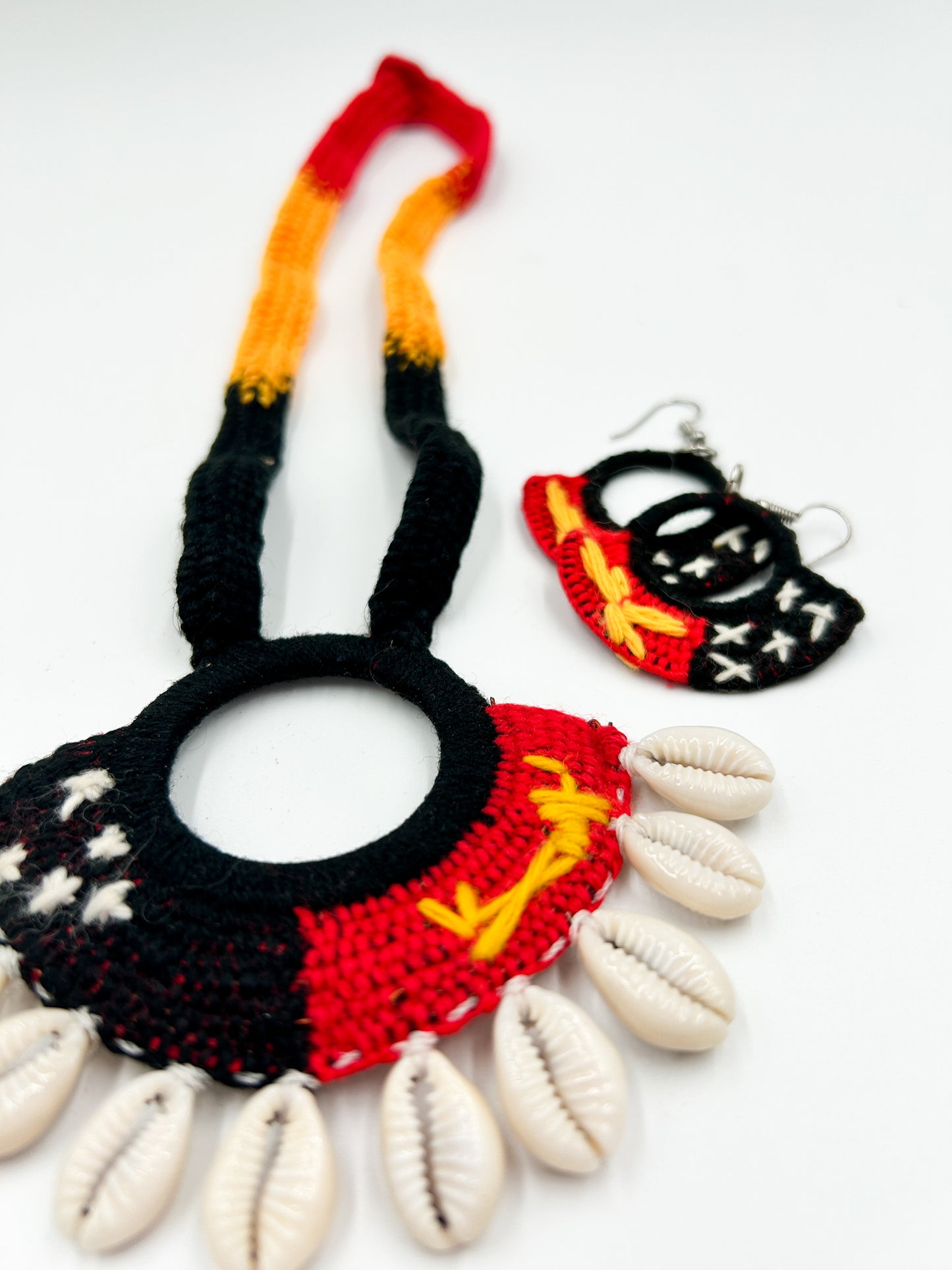 PNG Flag Necklace & Earring Set