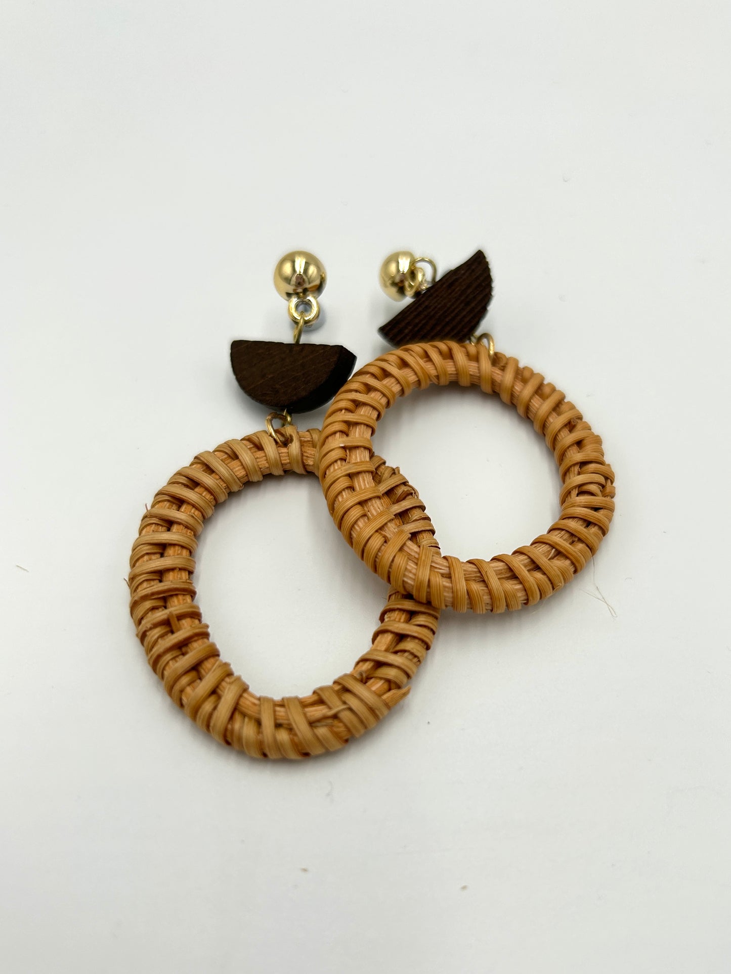 Willow Woven Drop Earrings