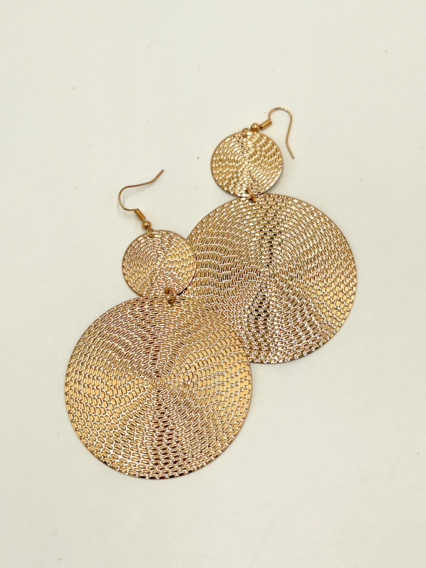 Gold Statement Drop Earring