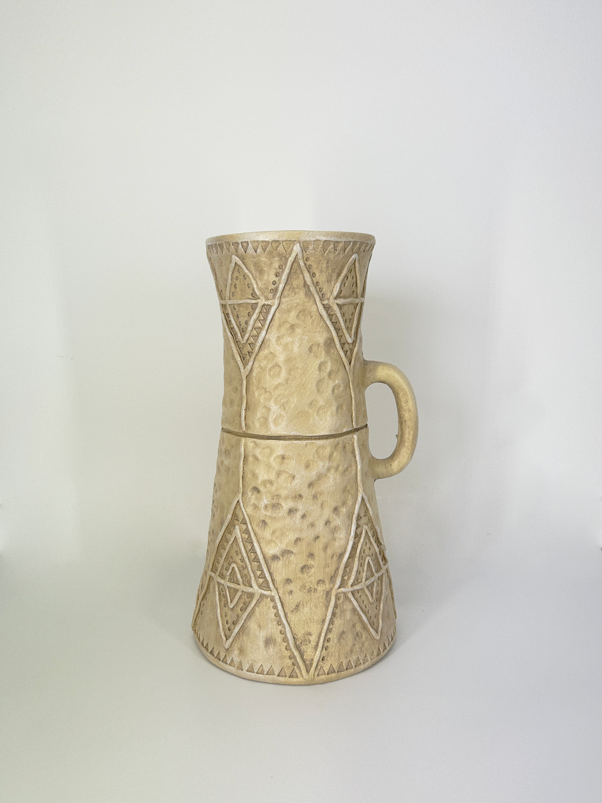 Beige Boho Style Vase