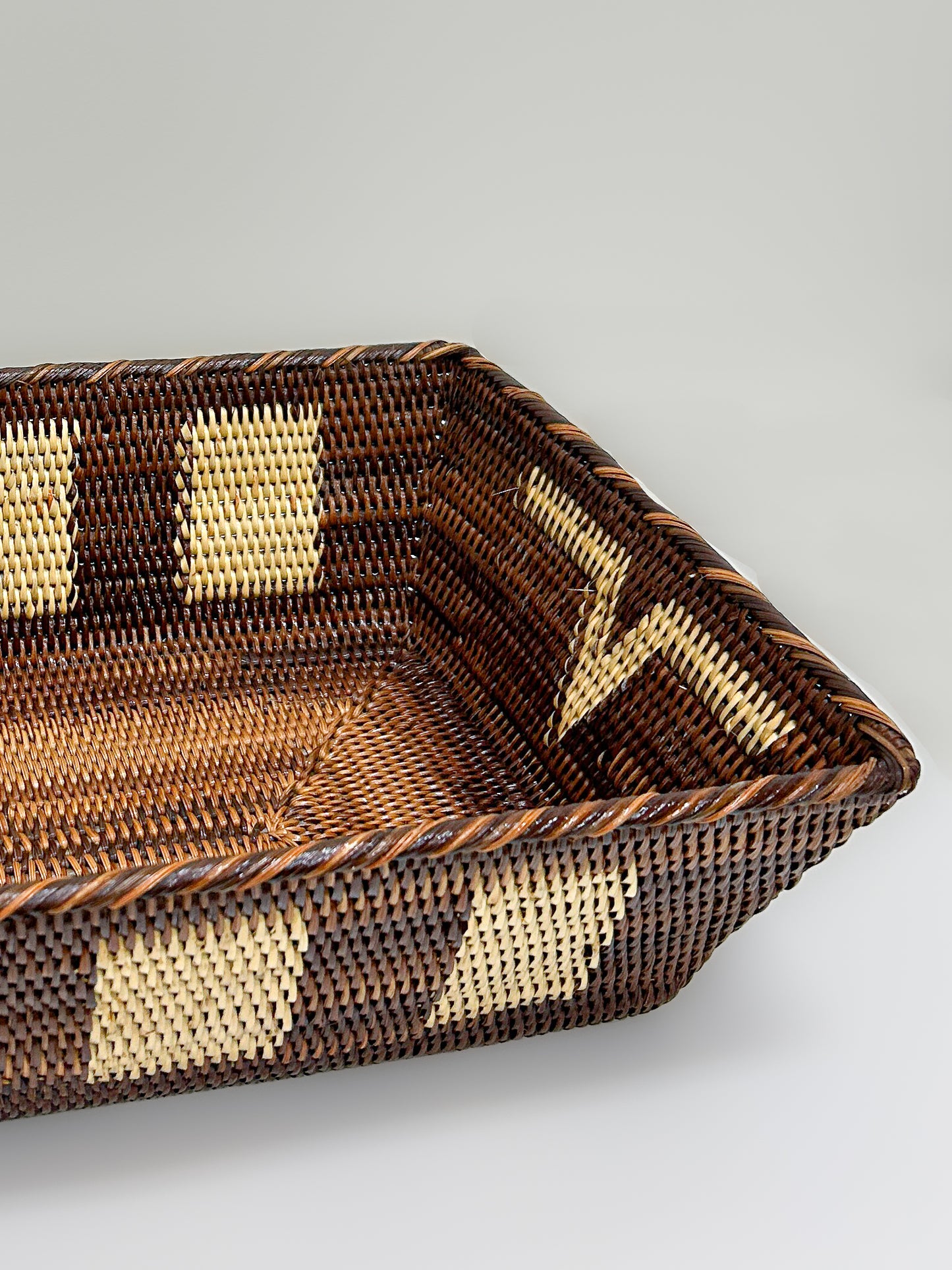 Small Woven Rectangle Basket