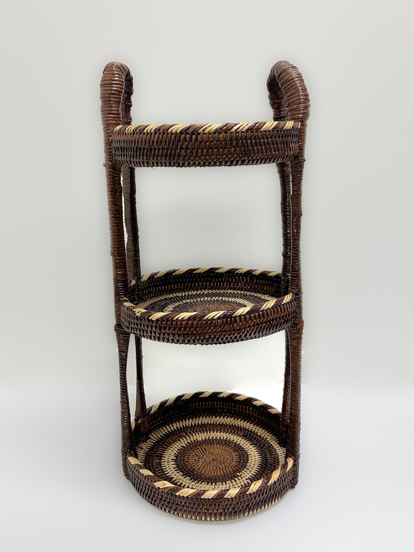 3 Tier Cane Stand Handwoven Papua New Guinea