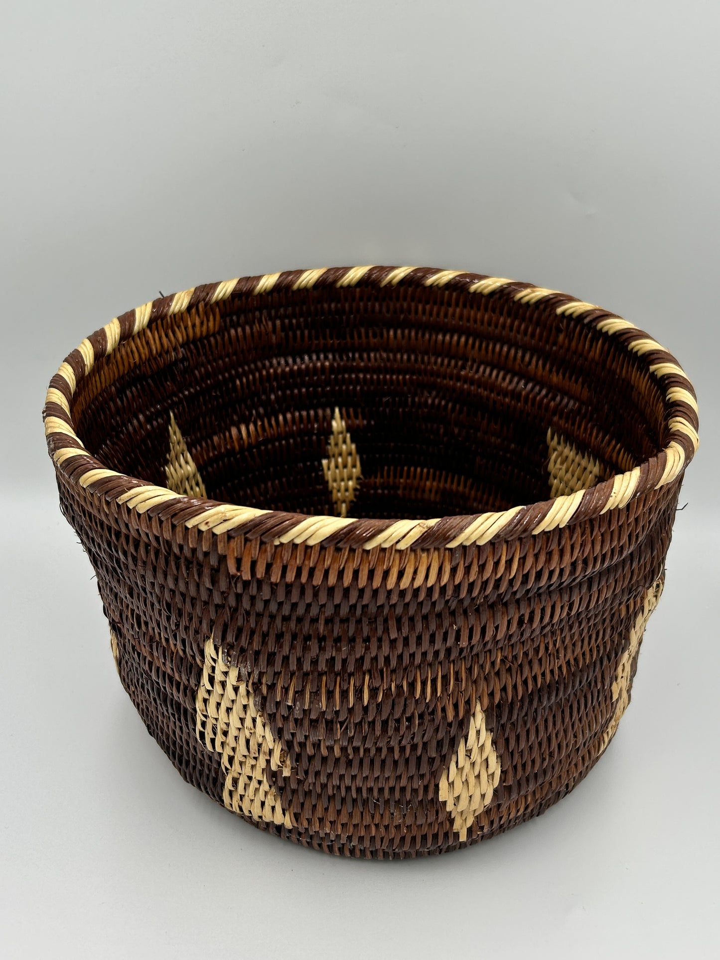 Small Woven Basket Pot