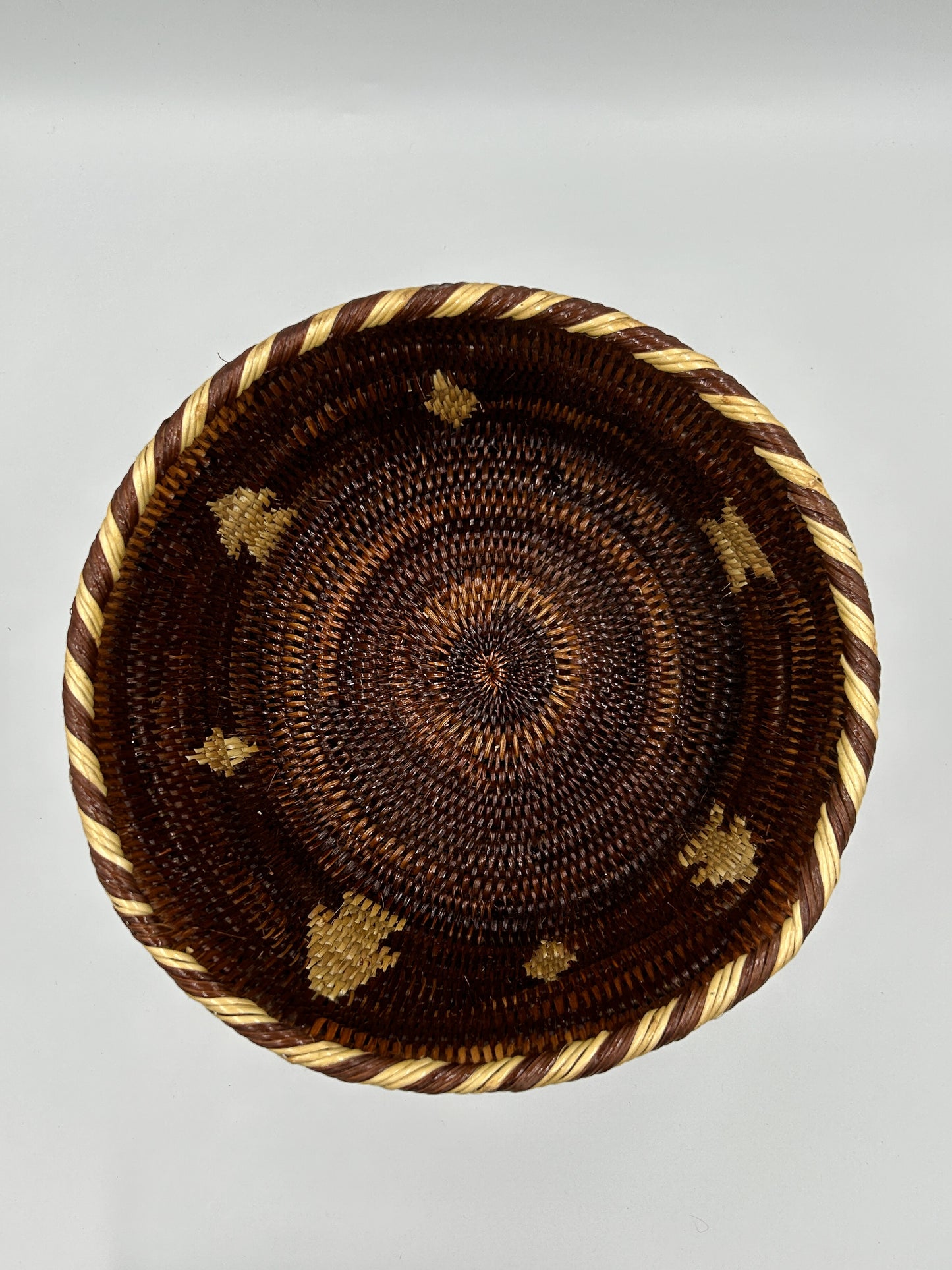 Small Woven Basket Pot