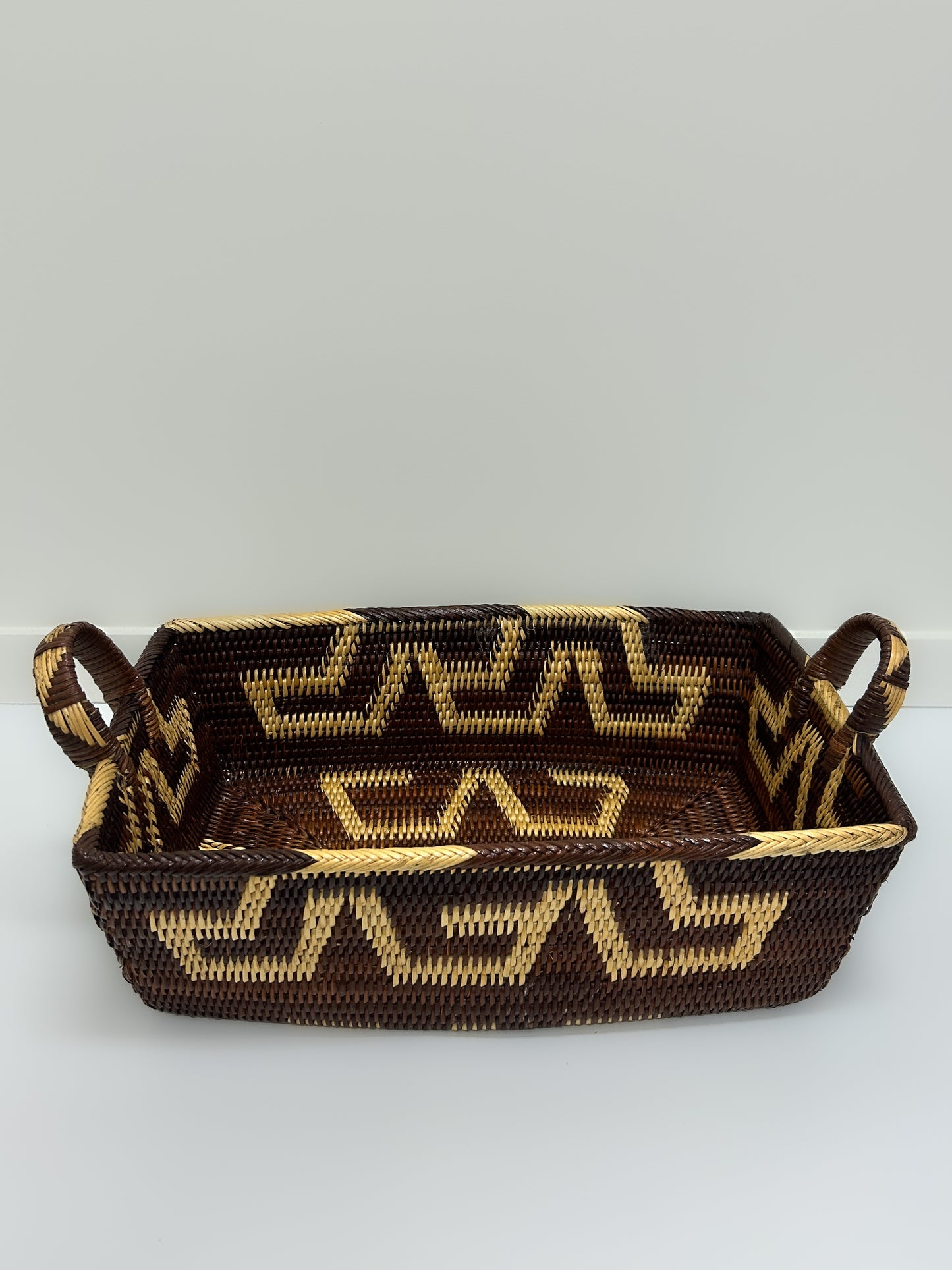 Small Rectangle Basket with Handles